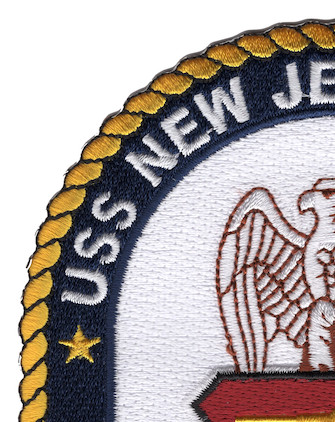 BB-62 USS New Jersey Patch