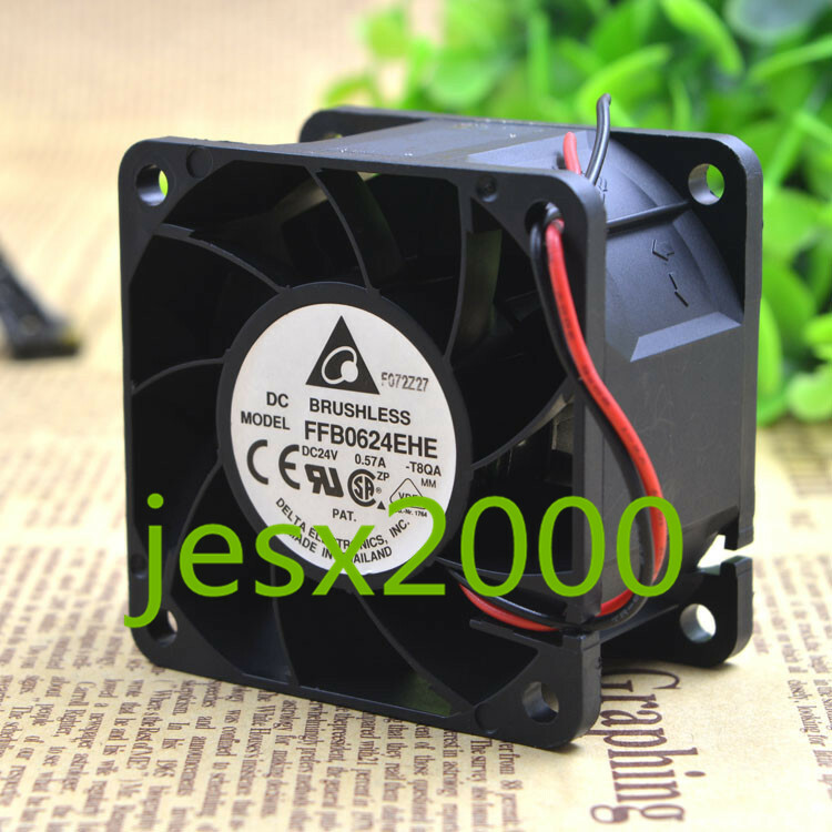1PC For Delta FFB0624EHE 24V 0.57A 6CM 2 WIRES