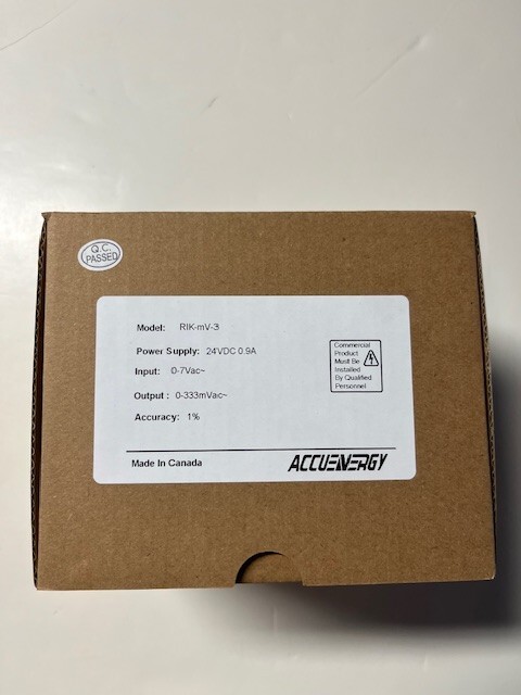 Accuenergy RIK-mV-3 (Rogowski Integrator)