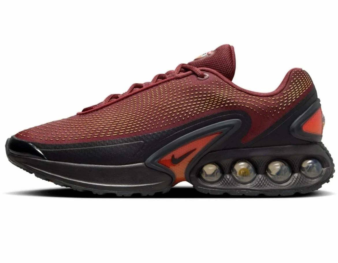 Nike Air Max DN Dark Team Red Black Gold DV3337-600 Men's Sneakers Sizes NEW