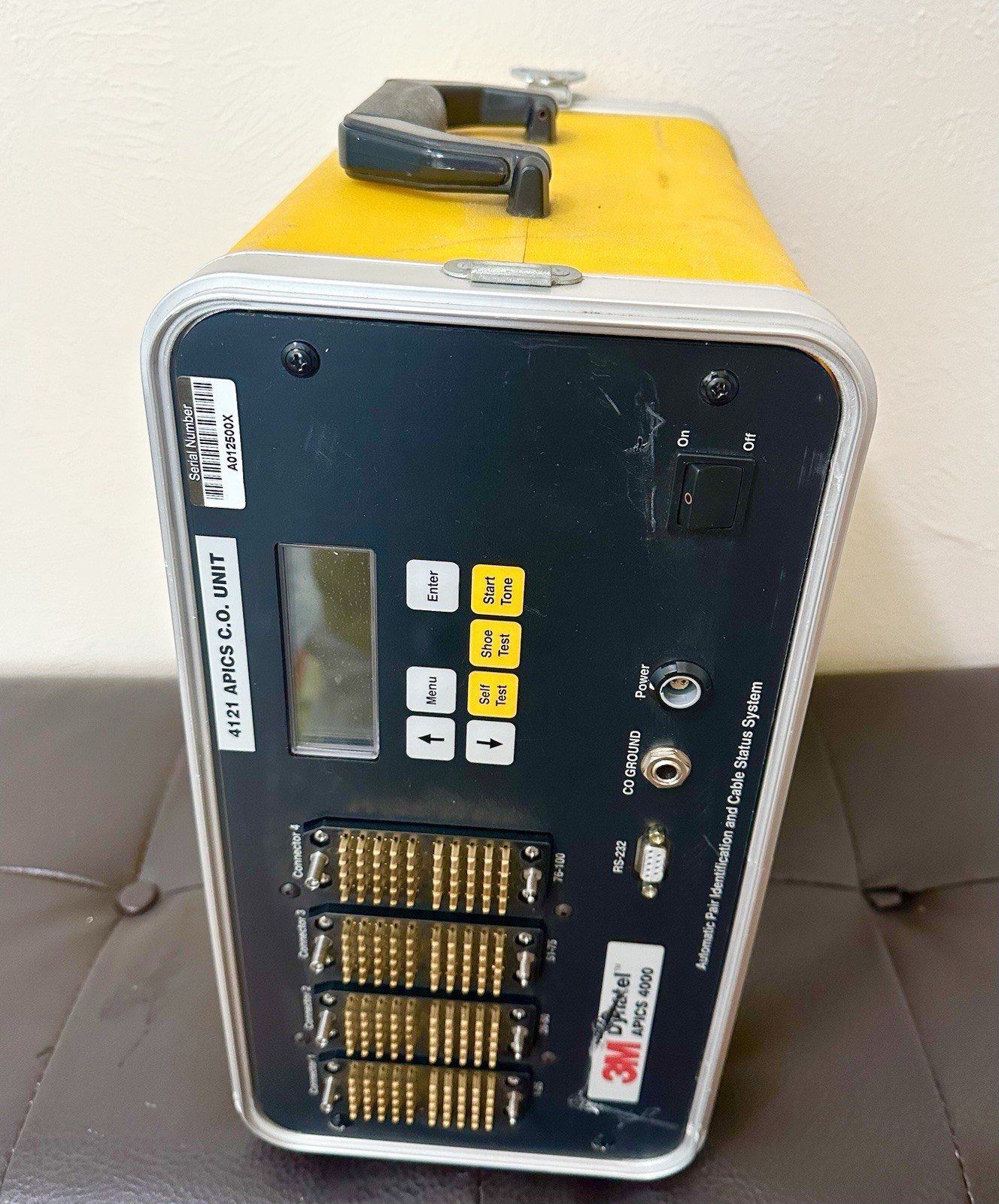 3M 4121 APICS AUTOMATIC PAIR IDENTIFIER & Cable Status System, For Parts/Repair