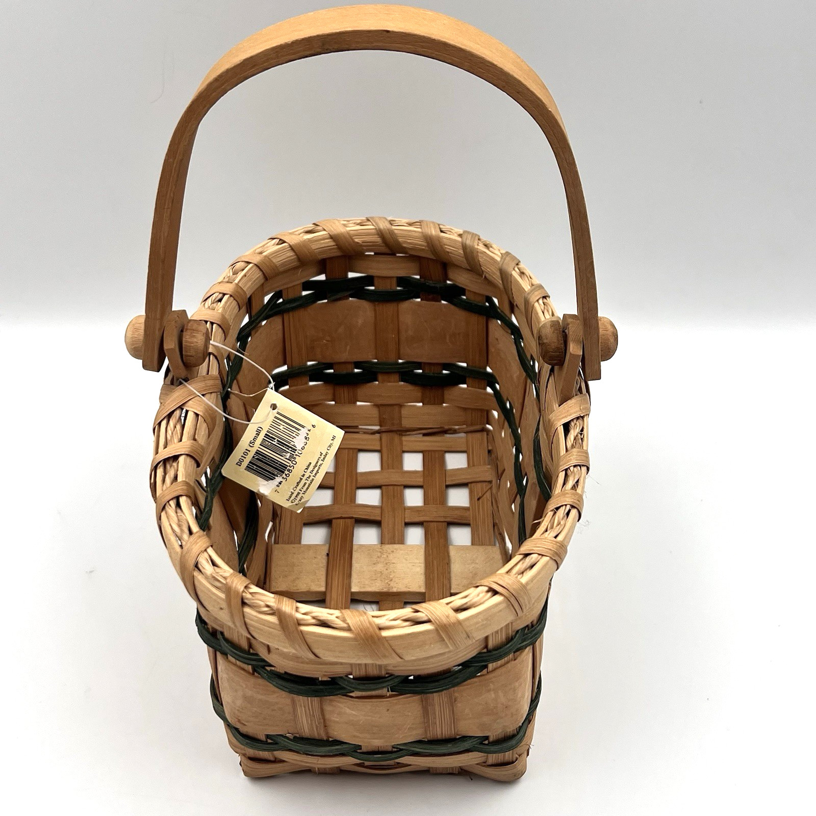 Primitive Apple woven Basket Decor Cottagecore Crazy Mountain