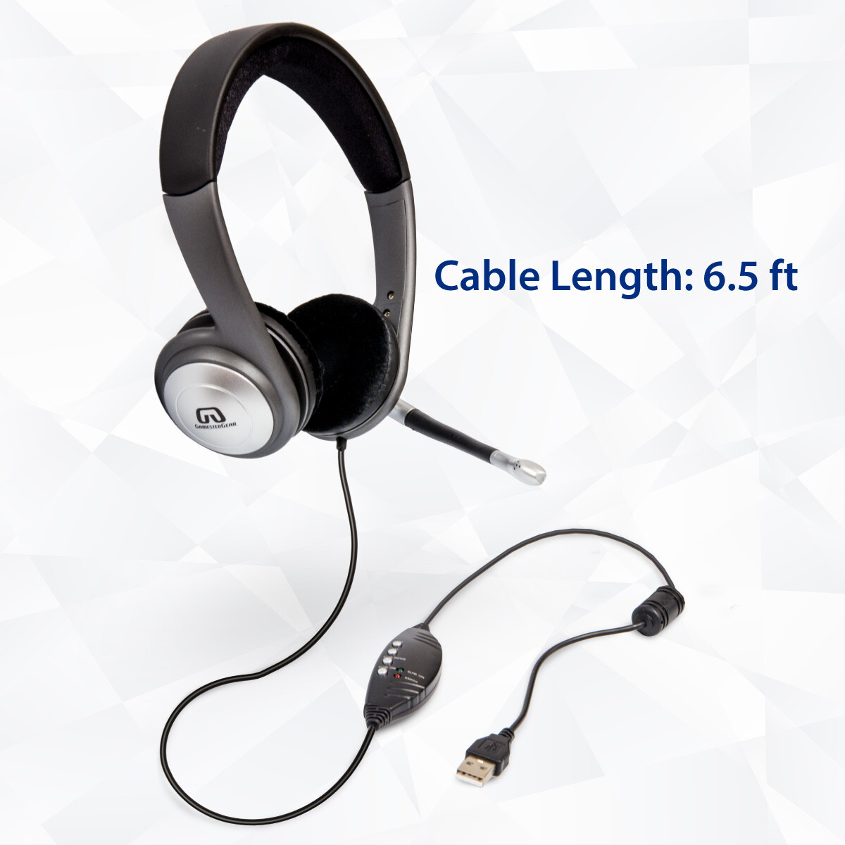 USB Stereo Headphone with Built-in Microphone - CL-CM-5008-U