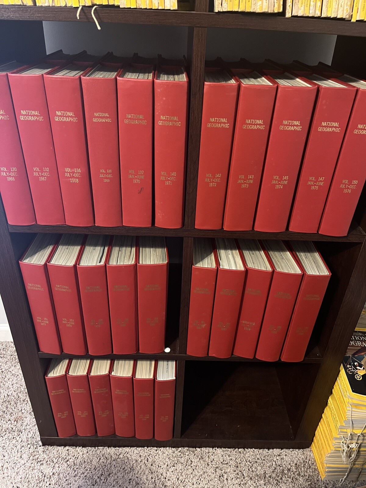 National Geographic Bound Hardcover Books: 1966-1998. You Choose- FREE SHIPPING!