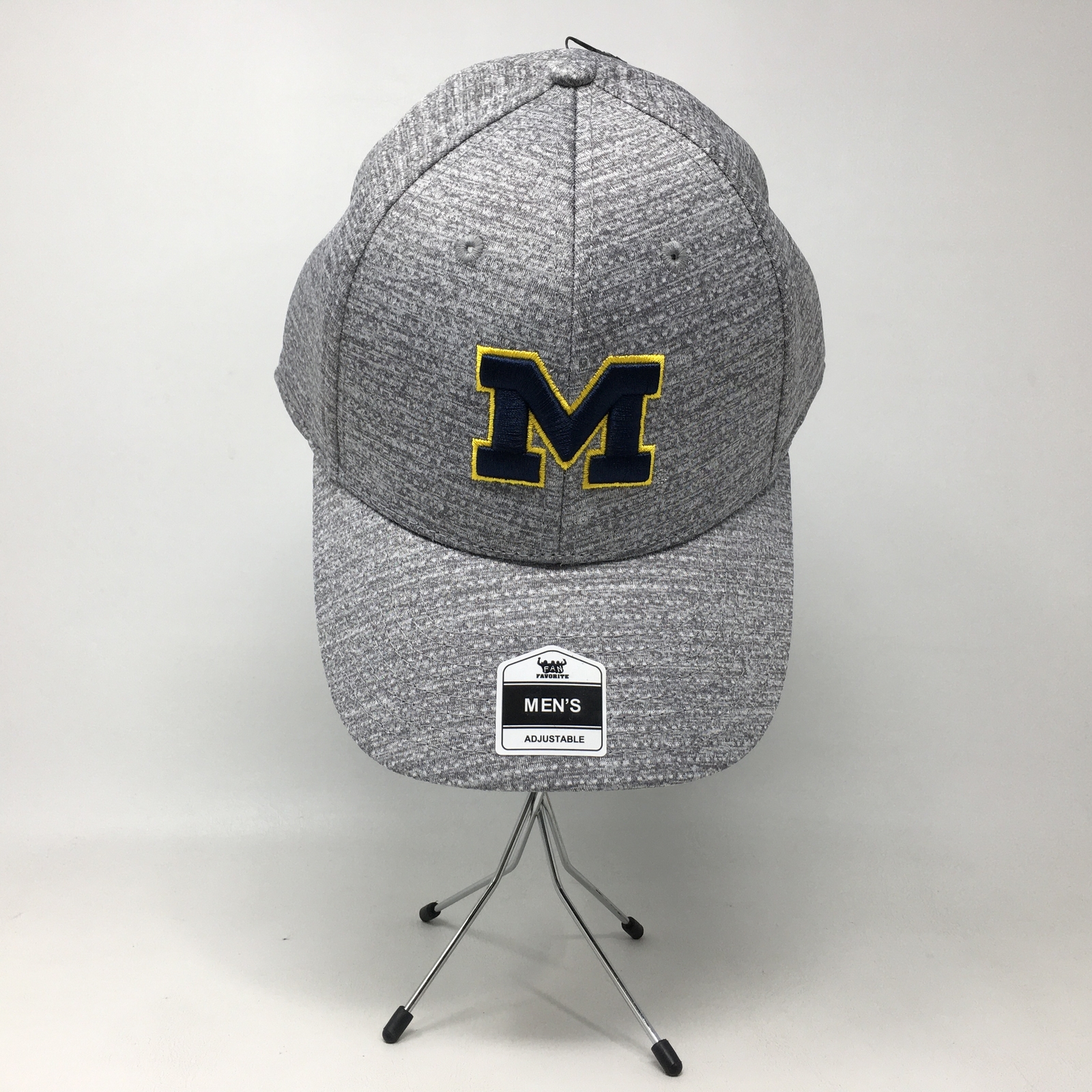 Men's Fan Favorite Michigan Wolverines Ball Cap, Size Adjustable - Grey
