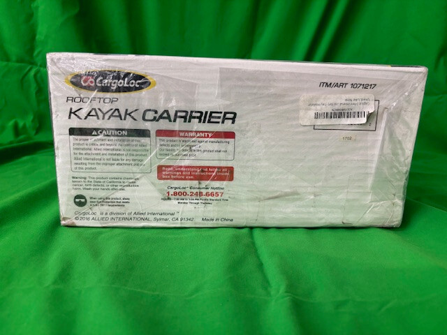 Cargoloc Rooftop Kayak Carrier ART 1071217 NIB