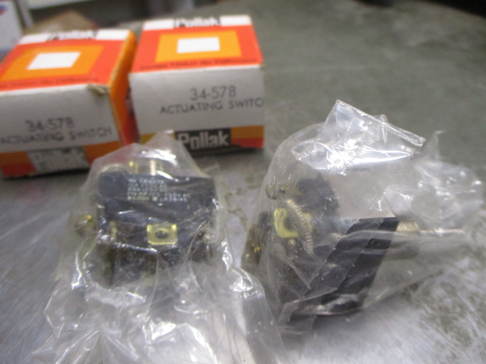 Two Pollack 34 578 Actuating Switches