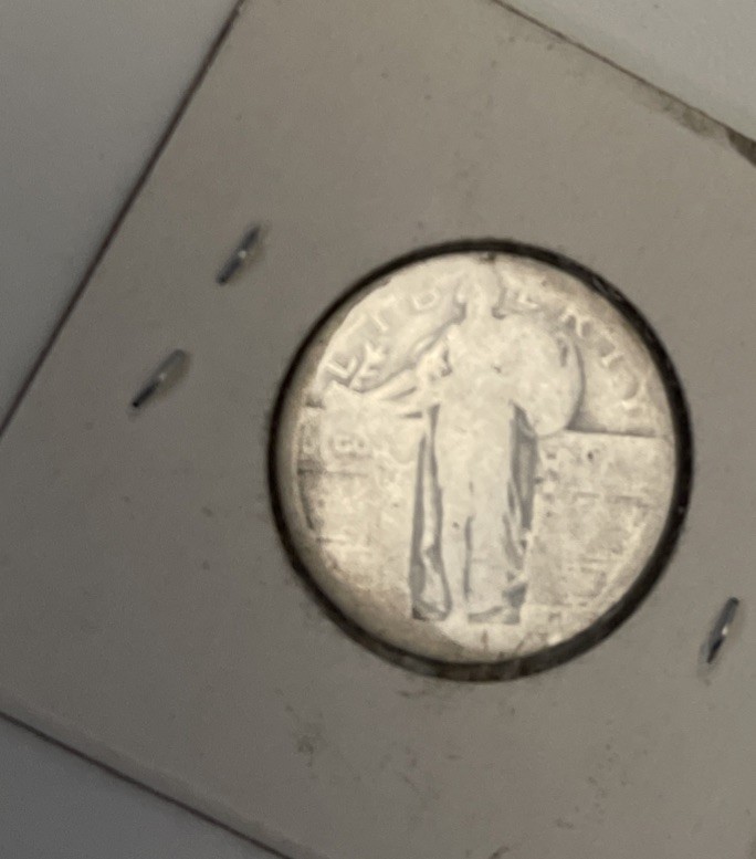 1925-?? 90% Silver Standing Liberty Quarter Dollar Coin!