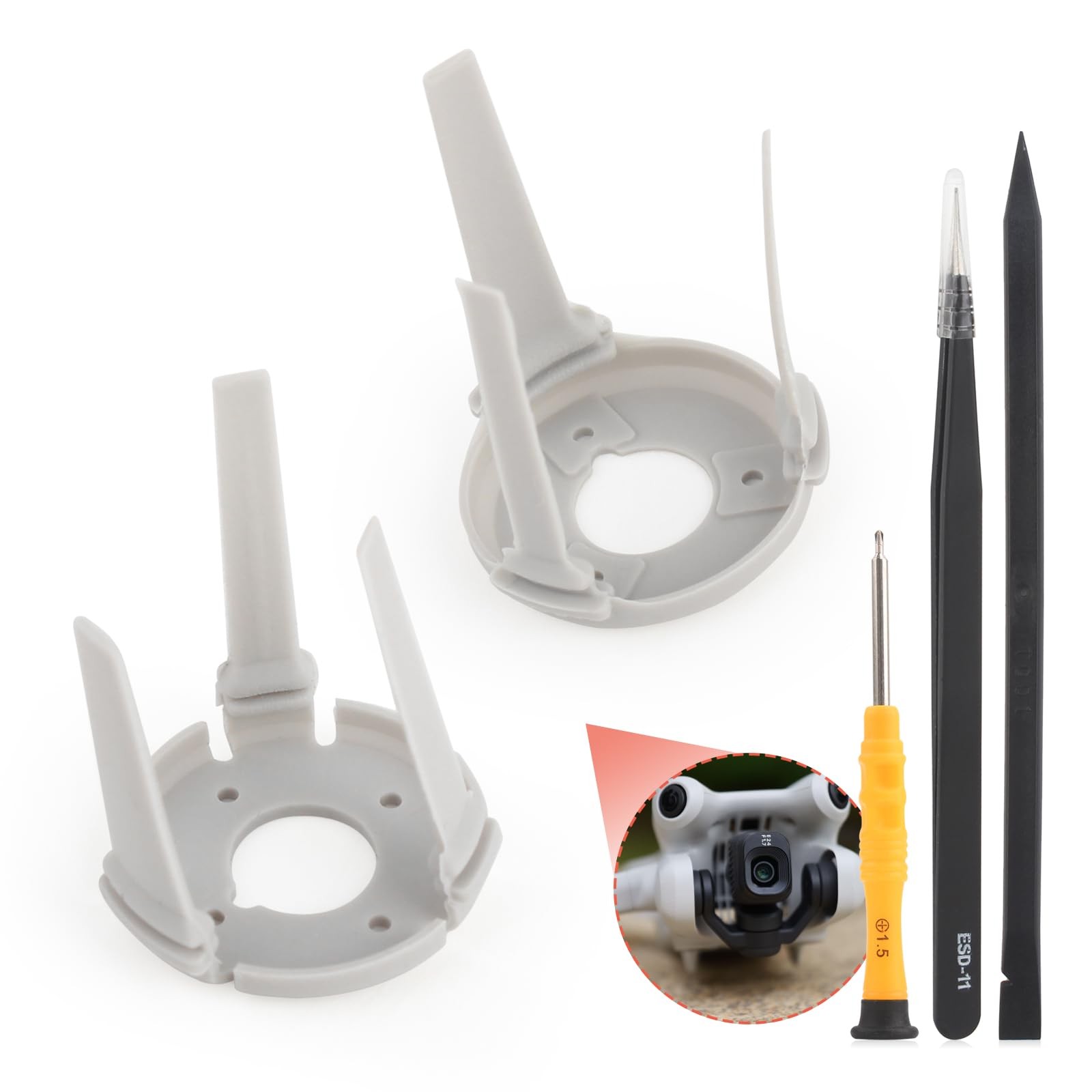 Replacement for DJI Mini 4 Pro Gimbal Shock Absorption Rubber 4...