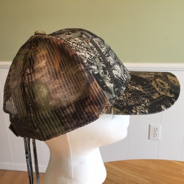 Mossy Oak Camo Fishing Hat Mesh Back Adj Hunting Hat Signature Panel Cap