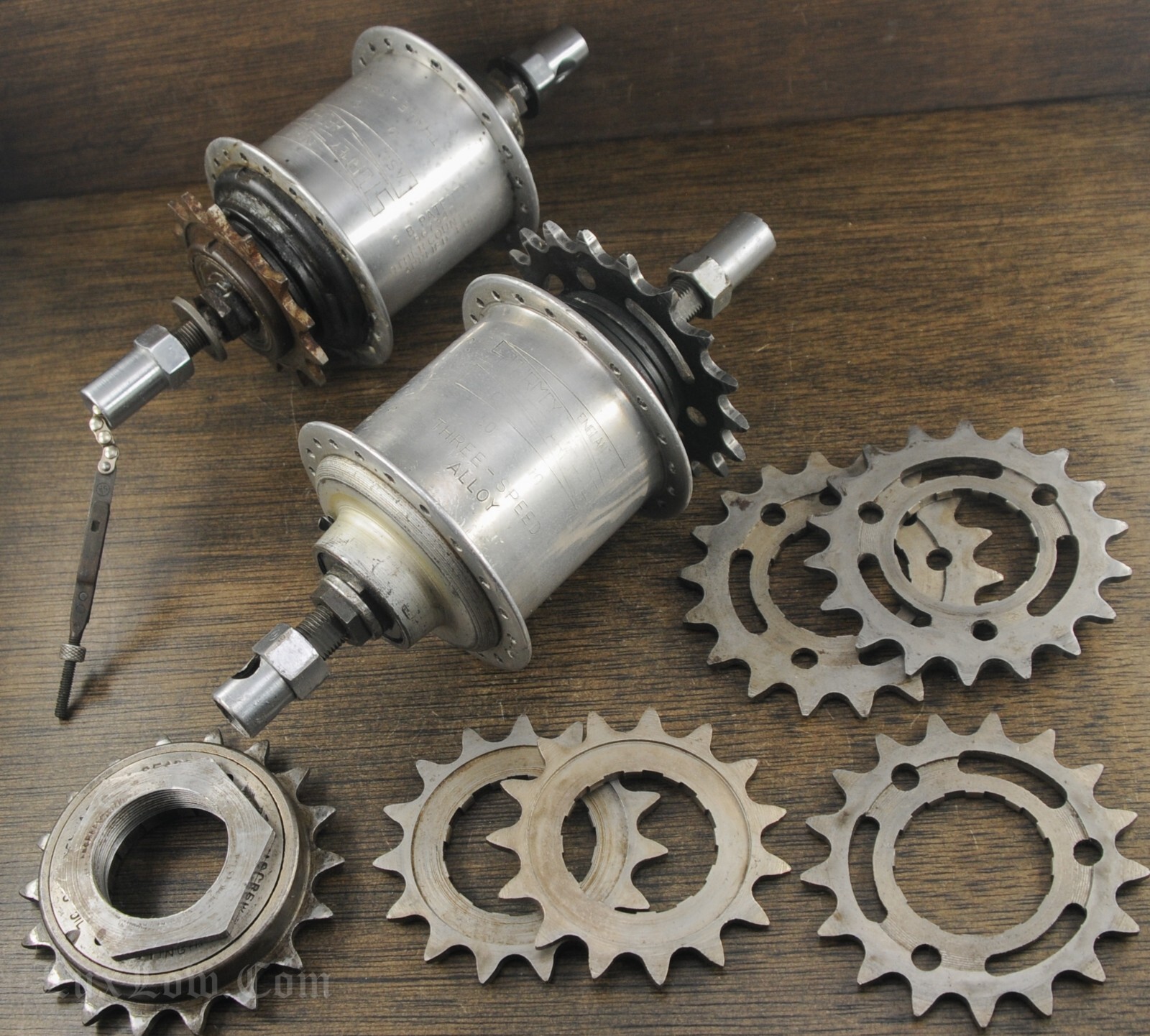 Vintage Sturmey-Archer ASC 3 Speed Fixed Gear HUB 40h RoadBike Cog Track Bicycle