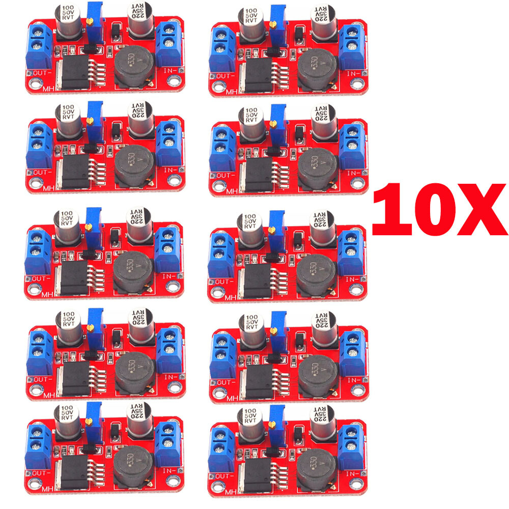 10 Pack XL6019 30W 5A DC Boost Adjustable Voltage Converter Step Up Modules NEW
