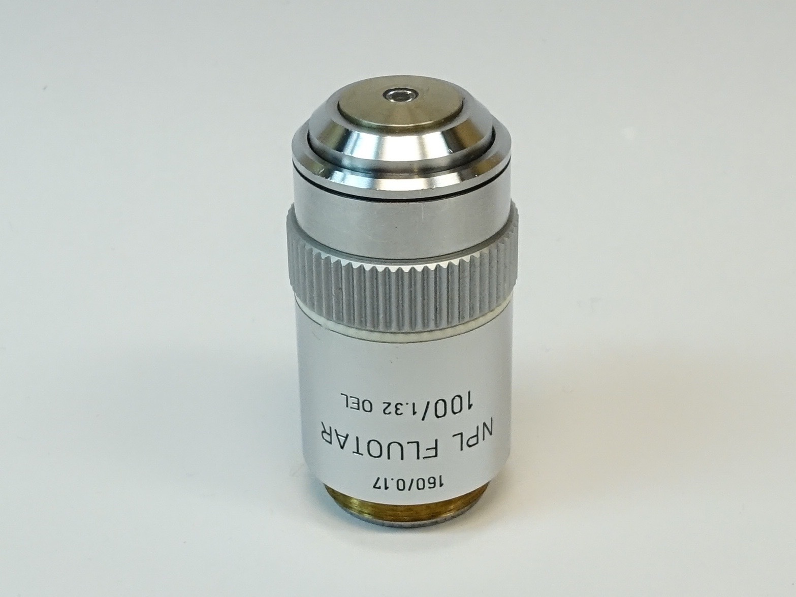 Leitz Wetzlar NPL Fluotar 100X/1.32 160/0.17 Oil Microscope Objective
