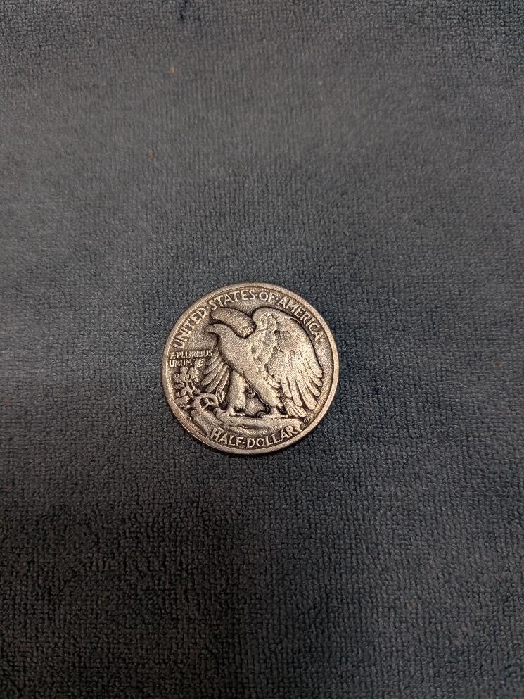 1945 D walking liberty half dollar