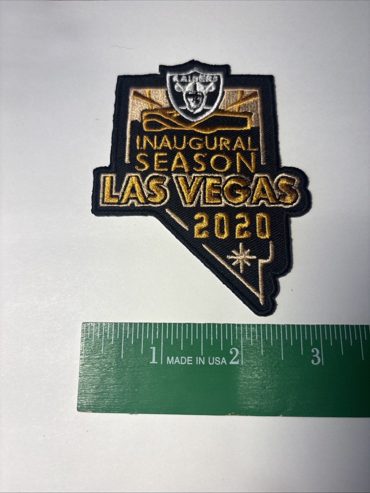 Las Vegas Raiders Inaugural Season 2020 Patch - Iron On Patch