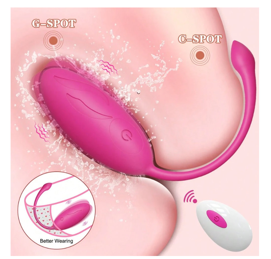 Wearable Egg Vibrator G-Spot & Clitoral Massager for Women Sex Toy