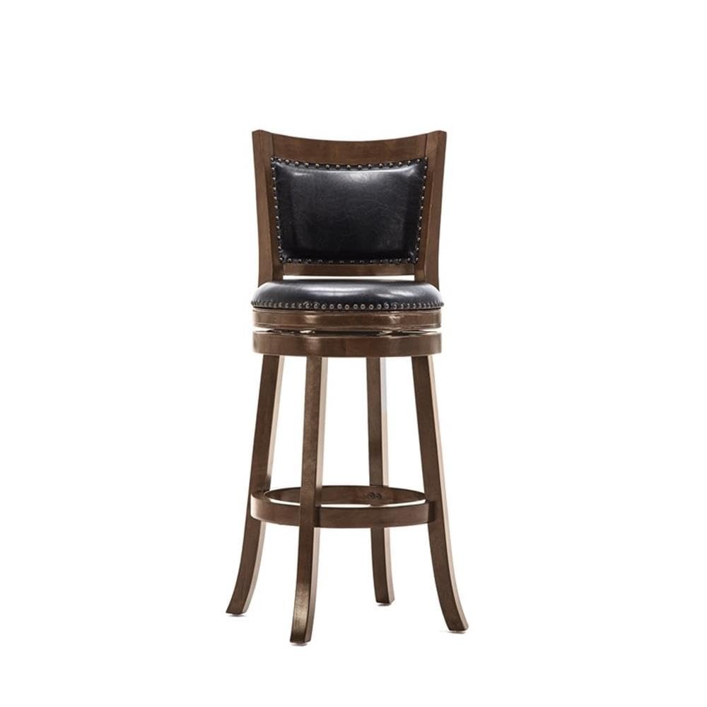 Bristol Bar Height Swivel Stool, 29-Inch, Cappuccino