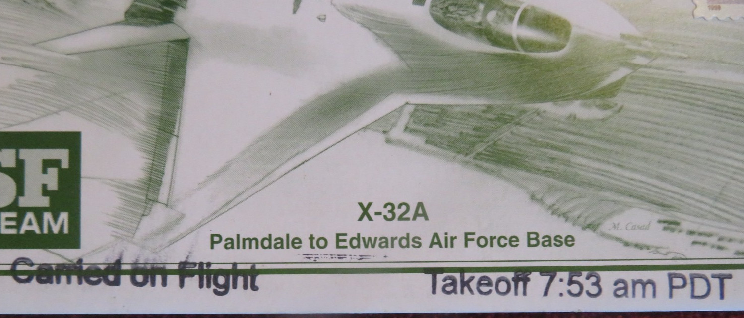 Joint Strike Fighter JSF X-32A First Flight Promotional Packet (01)