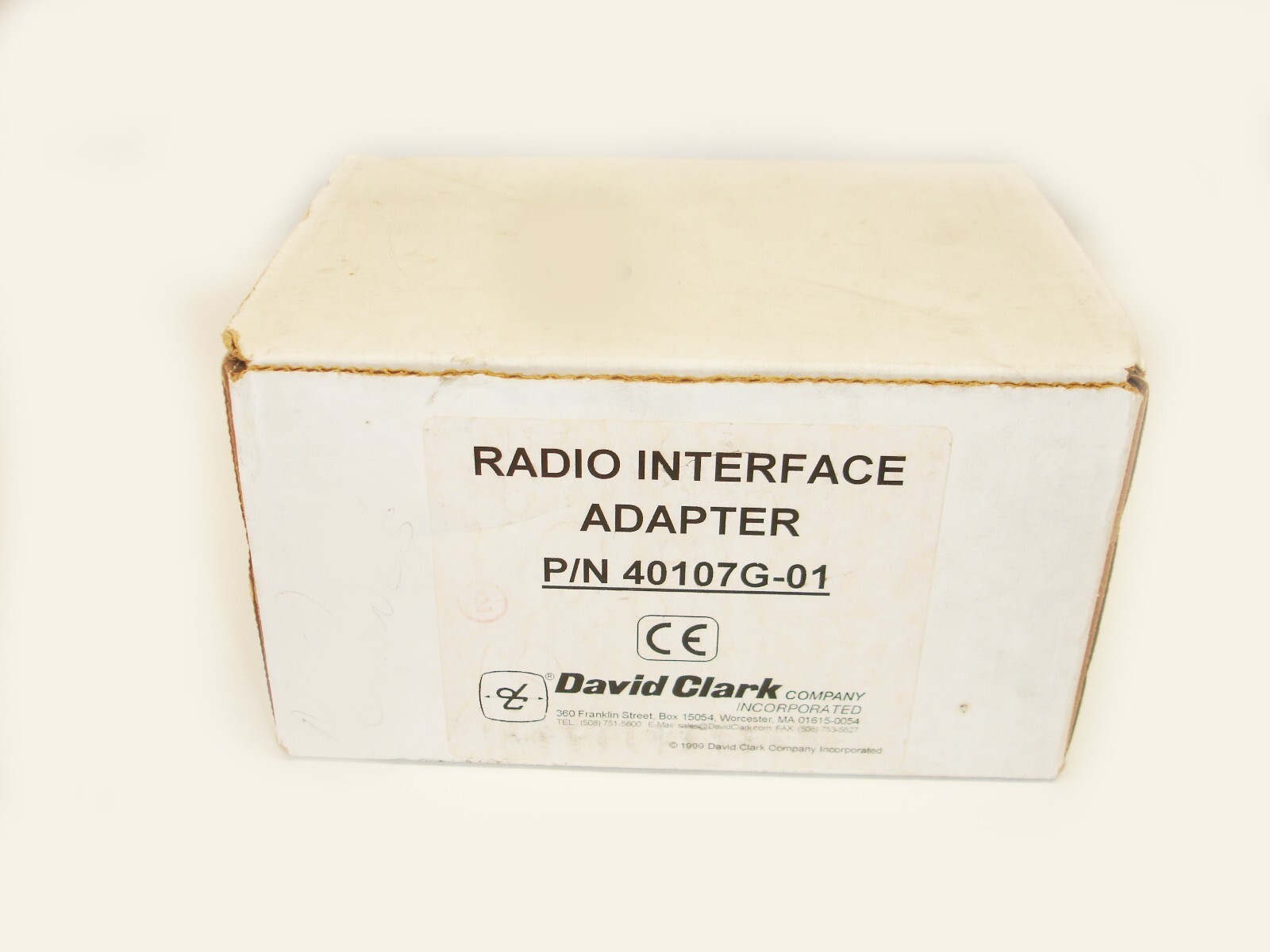 David Clark Radio Interface Adapter P/N : 40107G-01