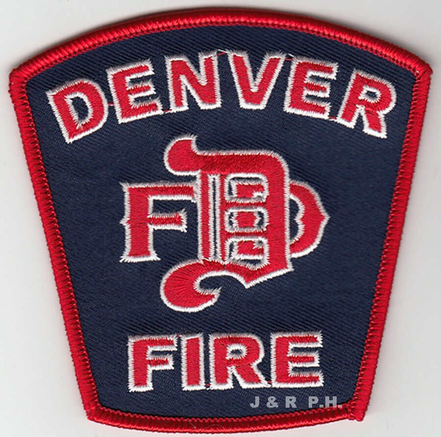Denver Fire, Colorado  (3.5" x 3.5" size) fire patch