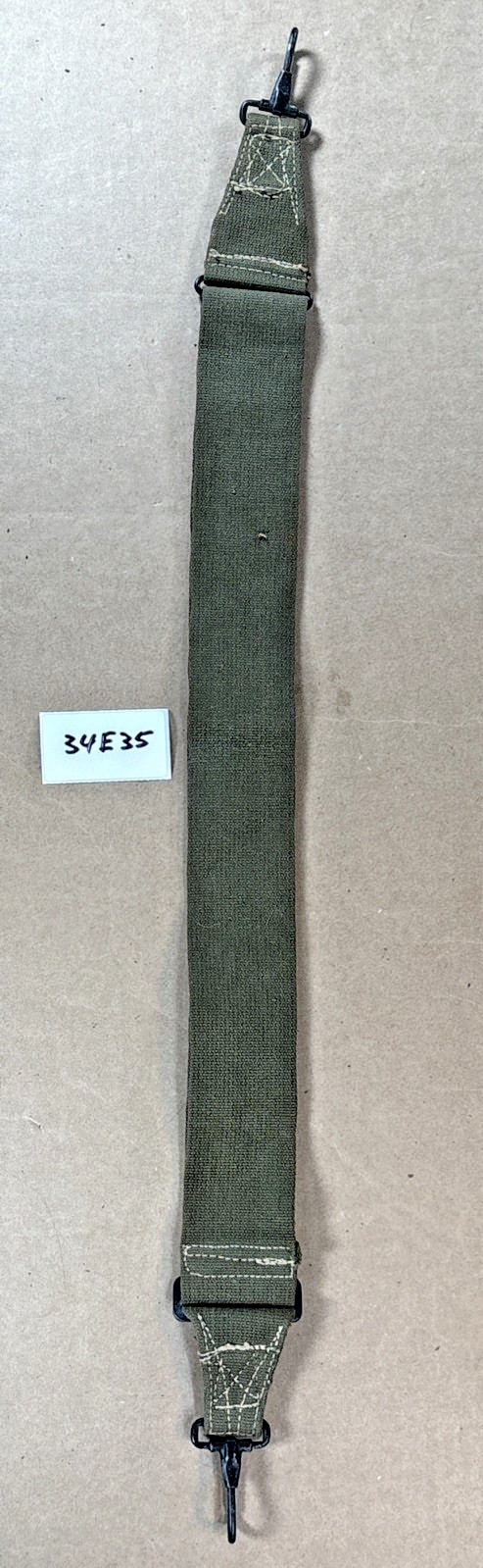 US Military General Purpose Carrying Strap Olive Green Vintage 34E35