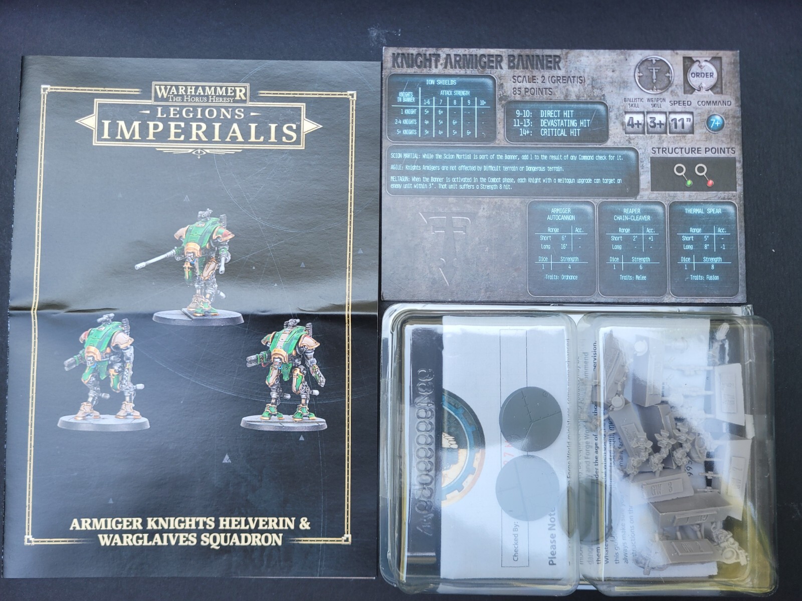 Armiger Knights Squadron Legions Imperialis Titanicus Warhammer Forgeworld NEW