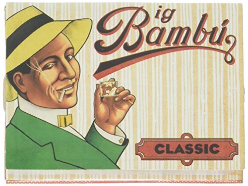Big Bambu Rolling Papers - Classic Cigarette Paper (33 Leaves Each, 8 Booklets)