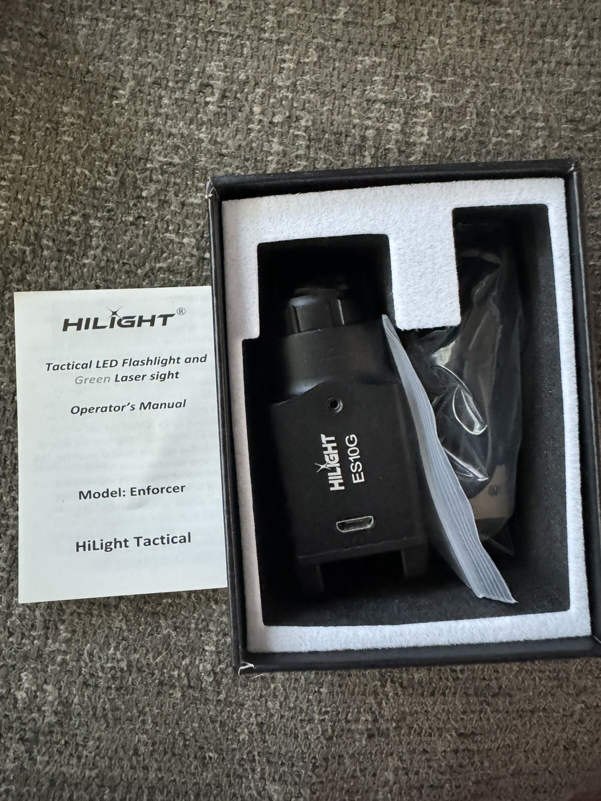 Highlight Enforcer Series Green Laser Flashlight Combo ES10G