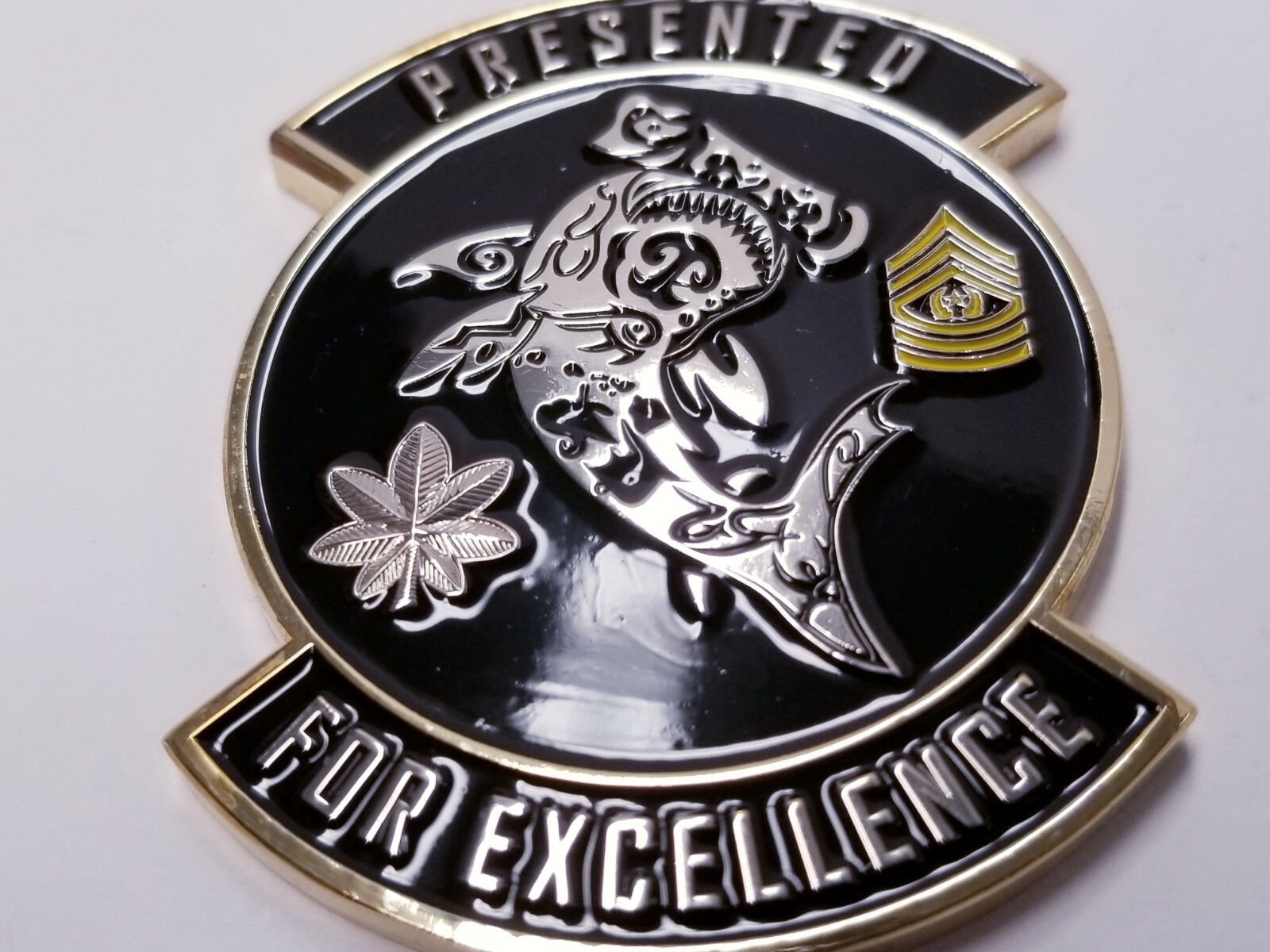 3rd Battalion 25th Aviation Hammerheads Challenge Coin Presented for Excellence