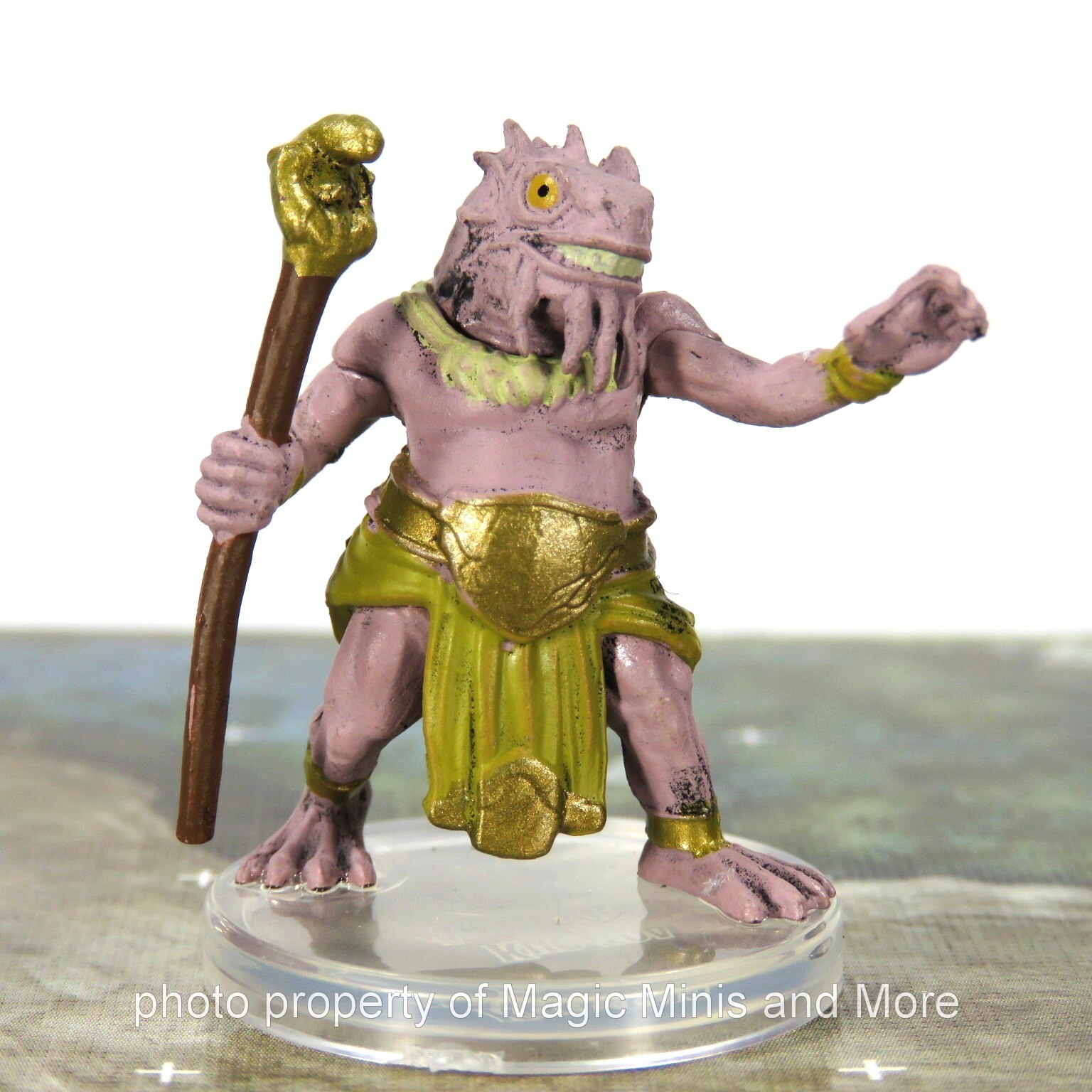 Vecna Eve of Ruin ~ KUO-TOA ARCHPRIEST #13 D&D Icons of the Realms miniature