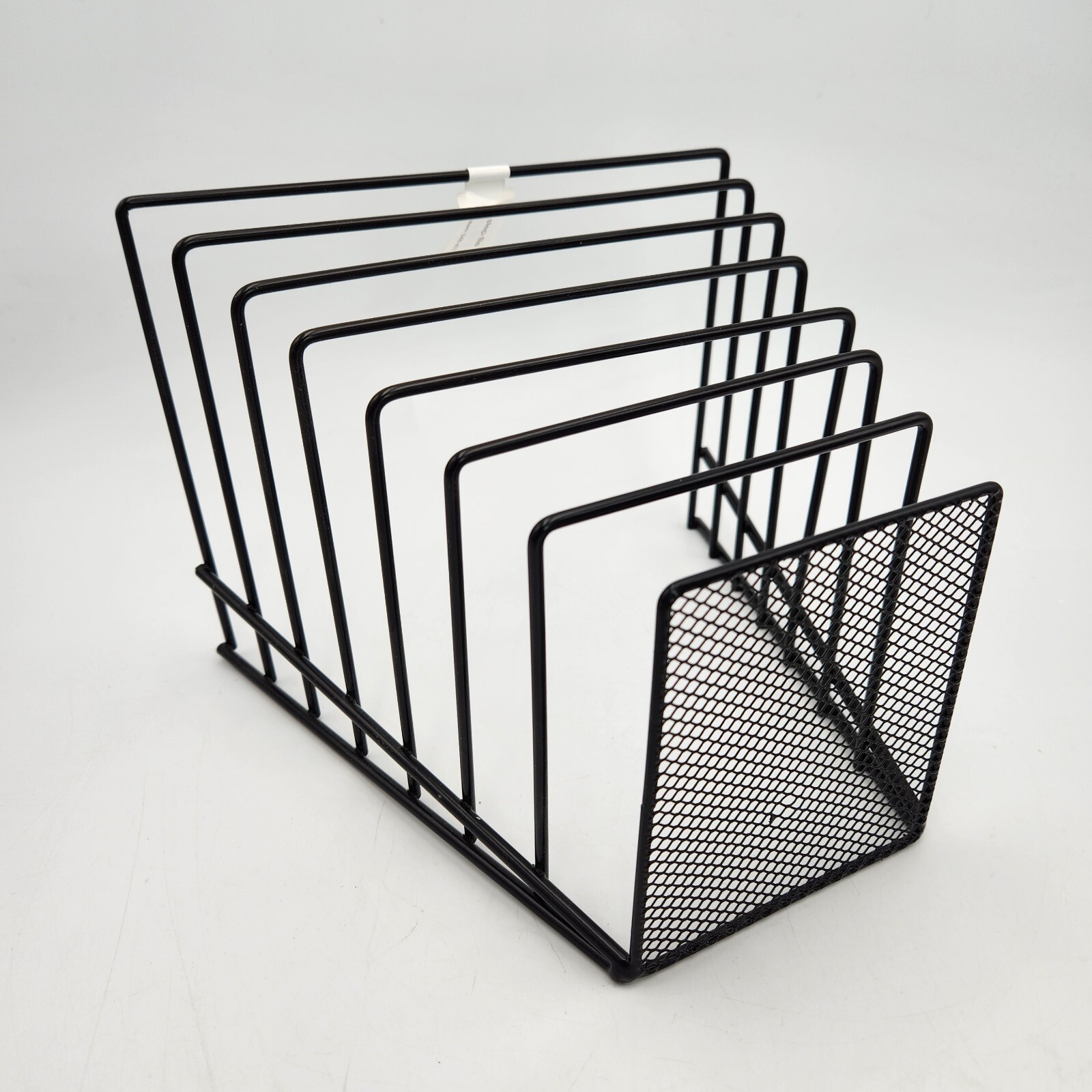 Swinton Office Step File Metal Wire And Mesh Black