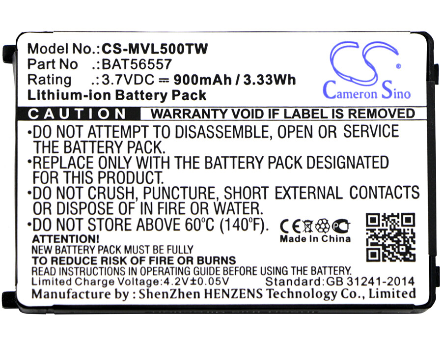 900mAh Battery For Motorola CLS1110,CLS1114,VL50,CLS1100,CLS1415;P/N:HCLE4159B
