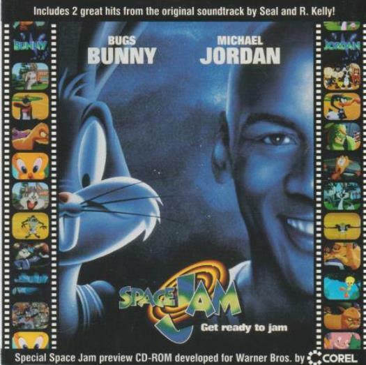 Space Jam: Preview CD-ROM PC CD Seal R. Kelly facts trivia videos clips music +