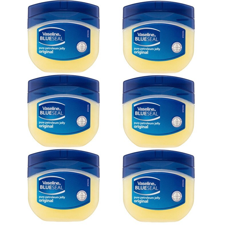 6 Pack Vaseline Petroleum Jelly Original Travel Size, 50ml/1.7 oz