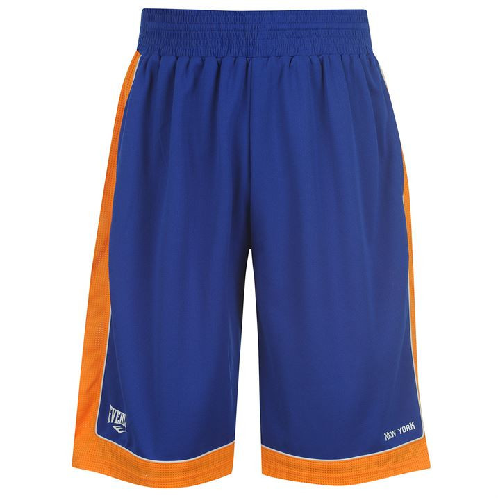 New York NBA Basketball Shorts Everlast (Large, Extra Large) Blue Orange BNWT