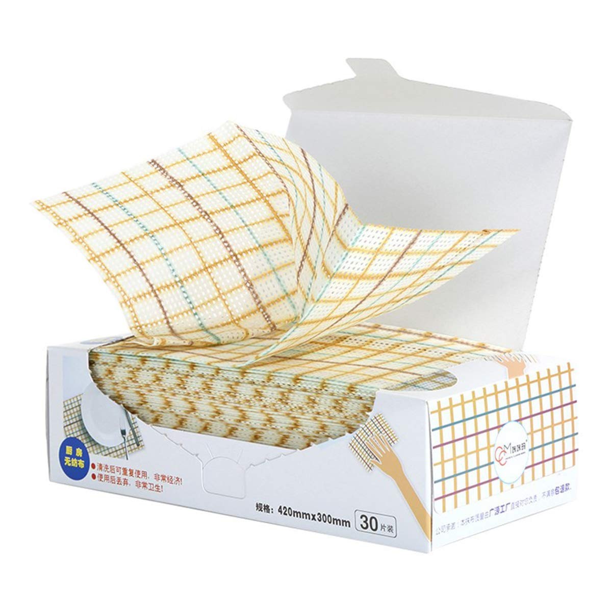 Sionoiur Cleaning Towels Disposable Dish Cloths Nonstick Fiber Reusable Handy...