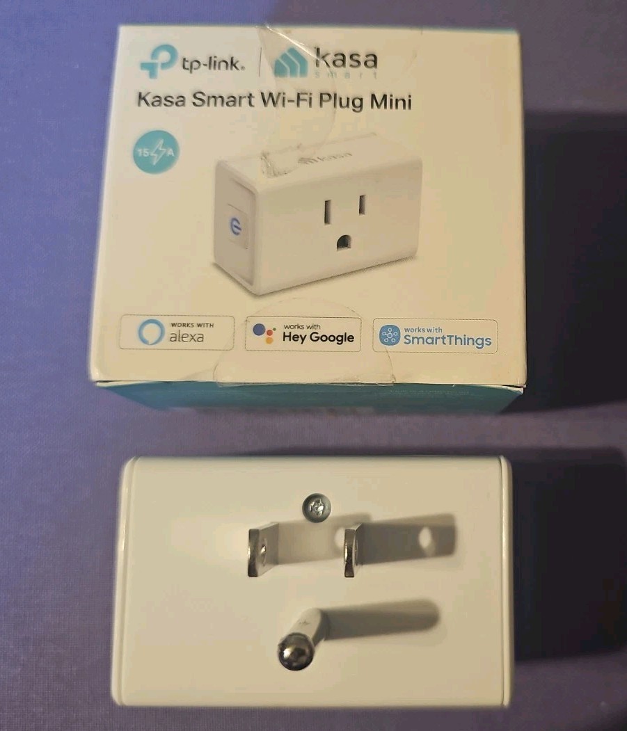 Kasa Smart WiFi Plug Mini Outlet Alexa Google UL EP10 White Remote Control