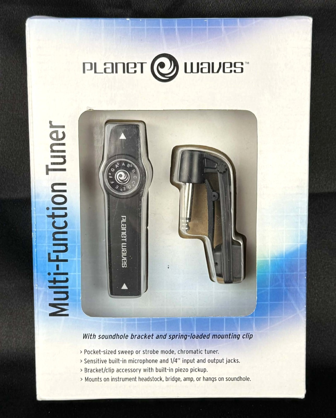 D'Addario Planet Waves PW-CT-02 Clip-On Instrument Tuner - Chromatic Guitar NEW