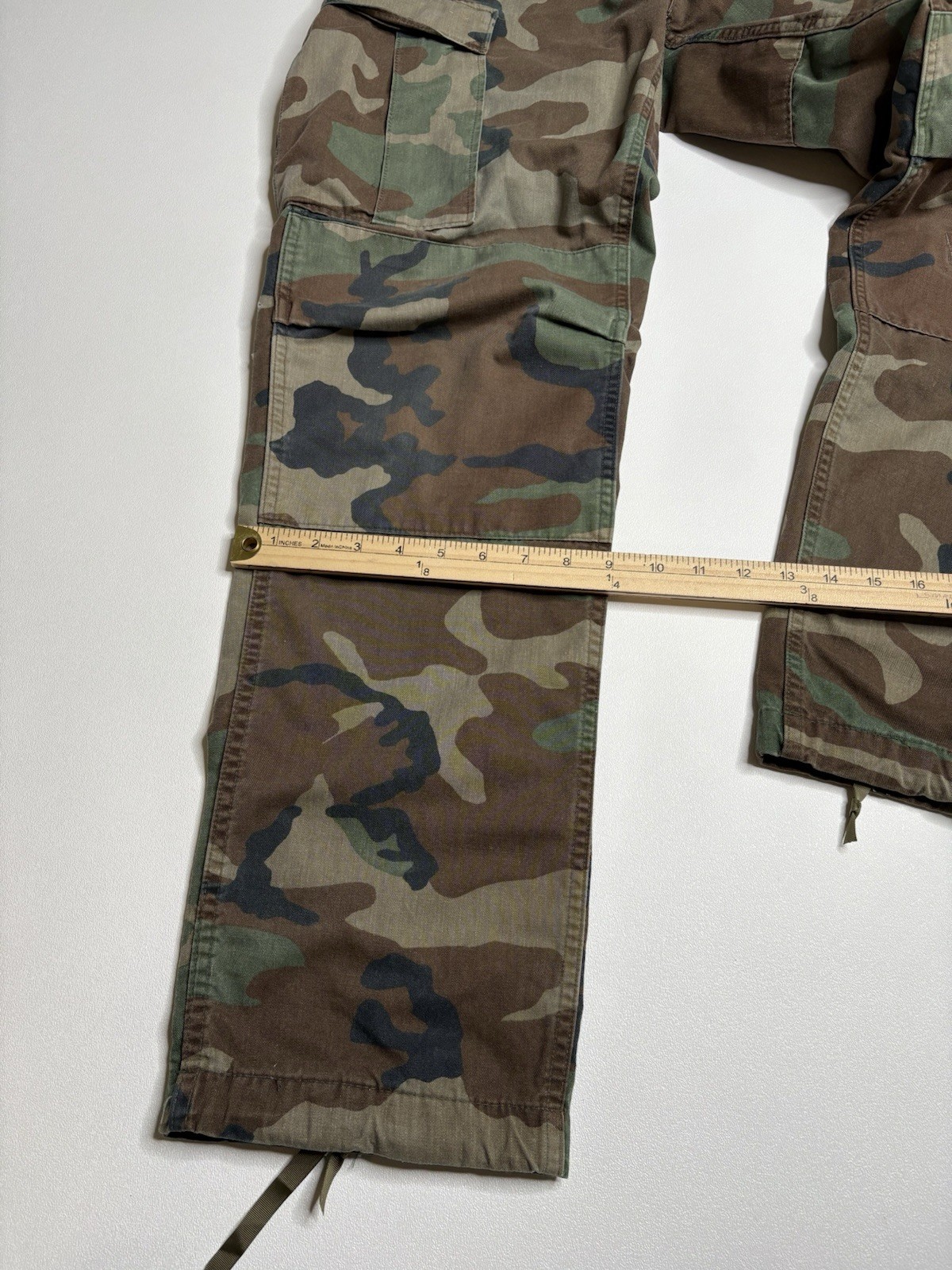Woodland Camouflage Pattern Combat Trousers Size Small Long