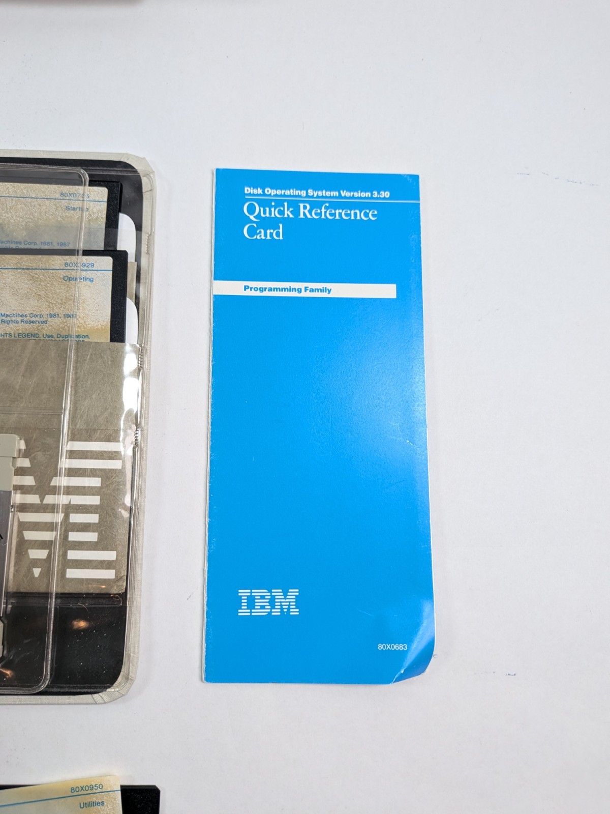 IBM Disk Operating System DOS Version 3.30 Big Box Software 3.5 & 5.25" Disks