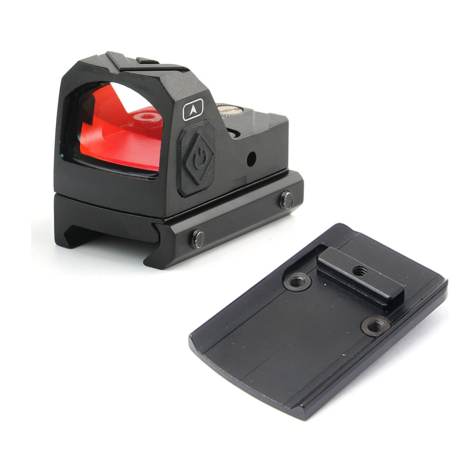 Mini Reflex Optic Sight Scope Red Dot Sight Shake Awake 2 MOA Rifle Pistol Mount