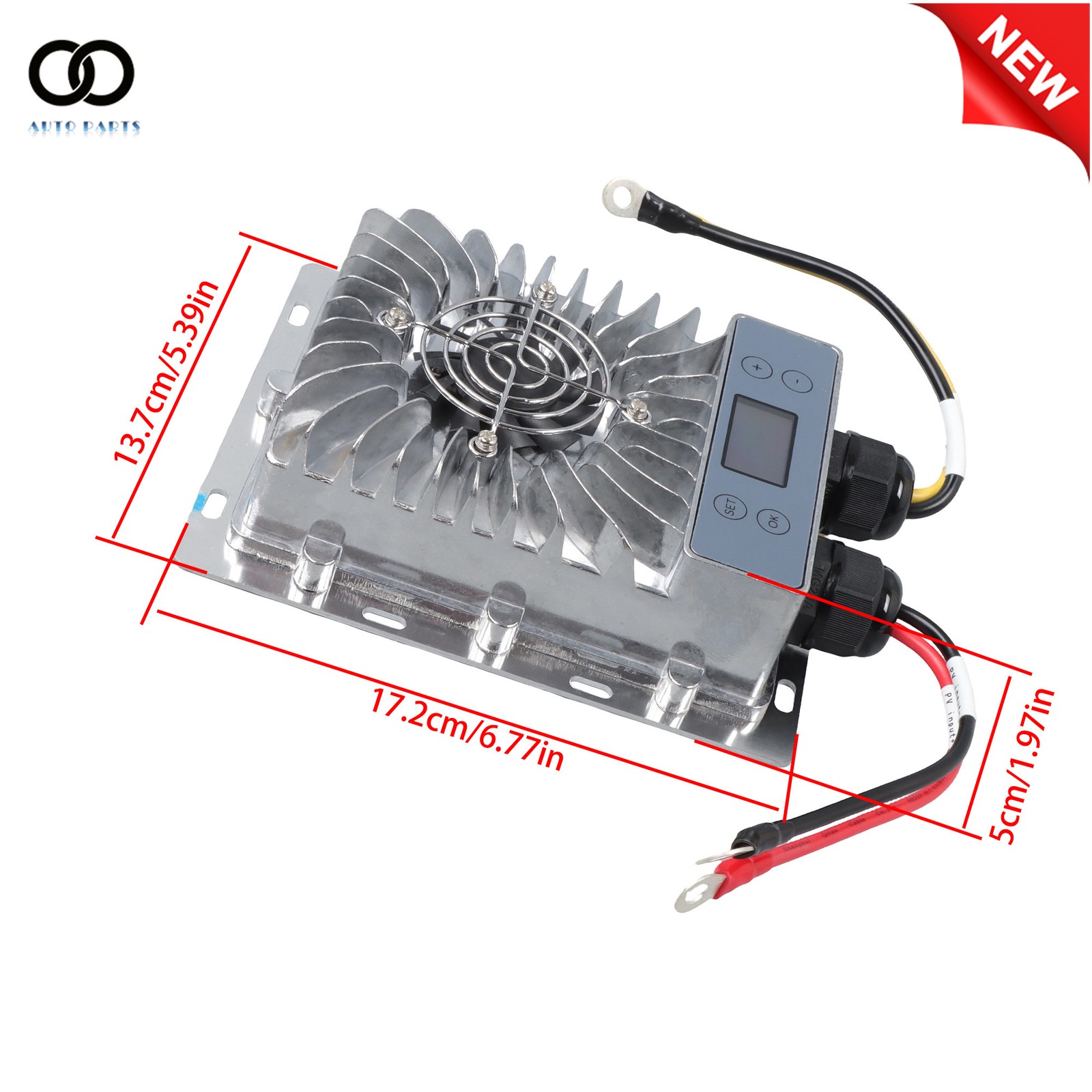 40Amp Solar Charge Controller MPPT 600W,12V/24V , LCD Display, 99.5% Efficient