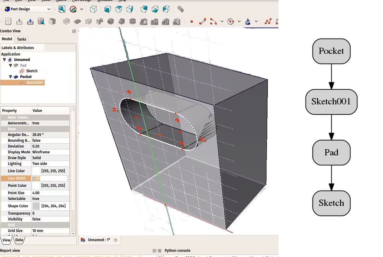 FreeCAD 2D 3D Parametric Graphic Modeling Design Software 2026 For Windows