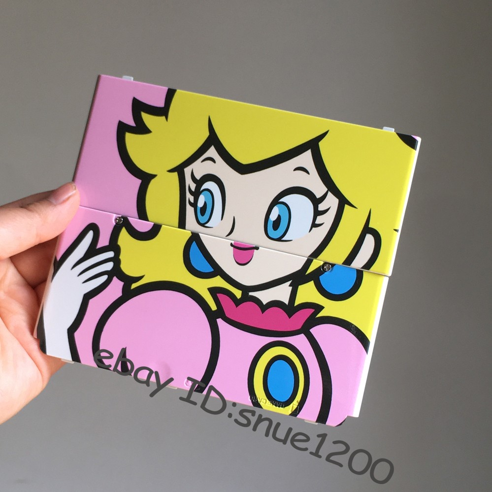 Custom Nintendo New 3DS Replacement Top Bottom Shell - Princess Peach Design Hot