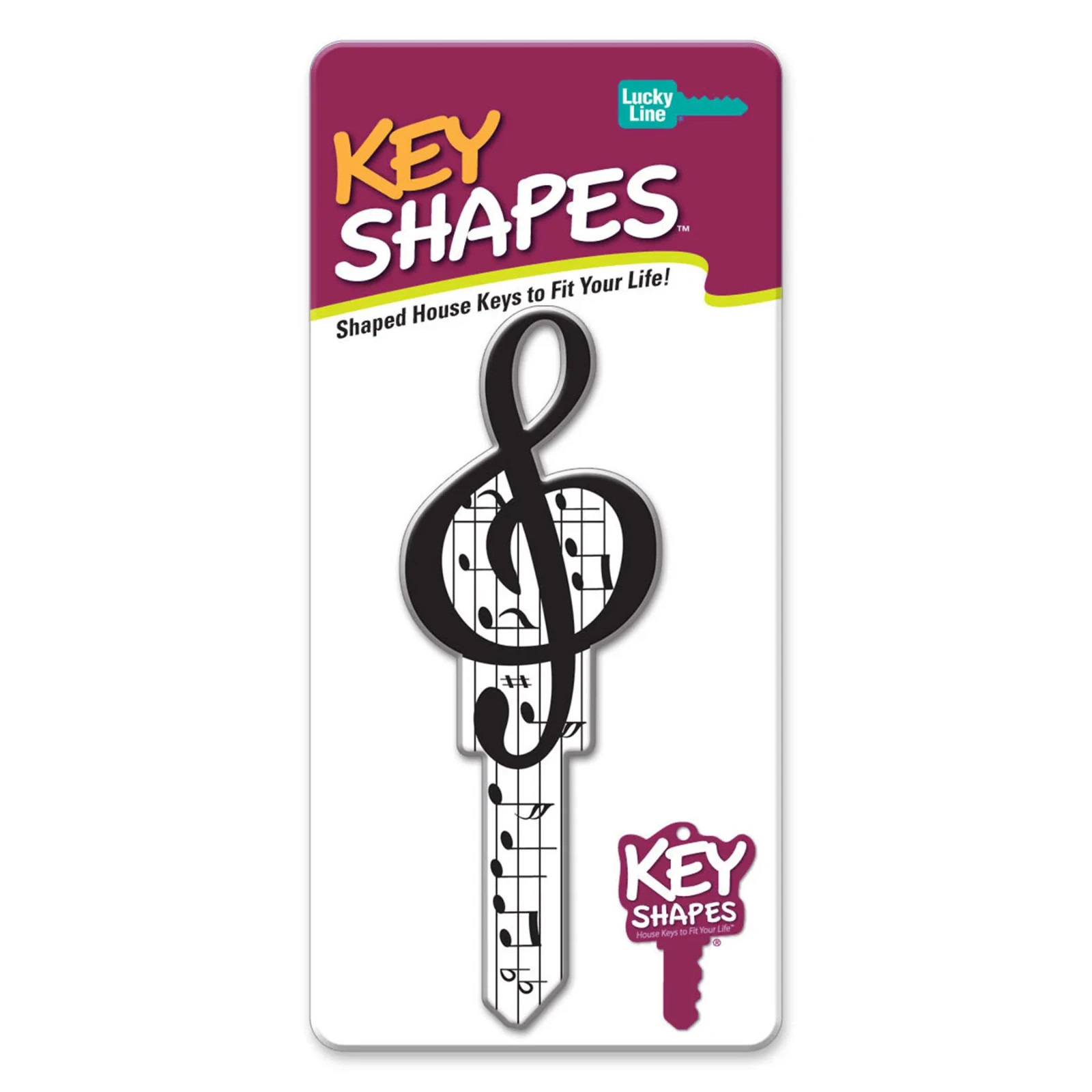 LUCKY LINE B125S MUSIC SCHLAGE SC1 KEYWAY HOUSE KEY SHAPES