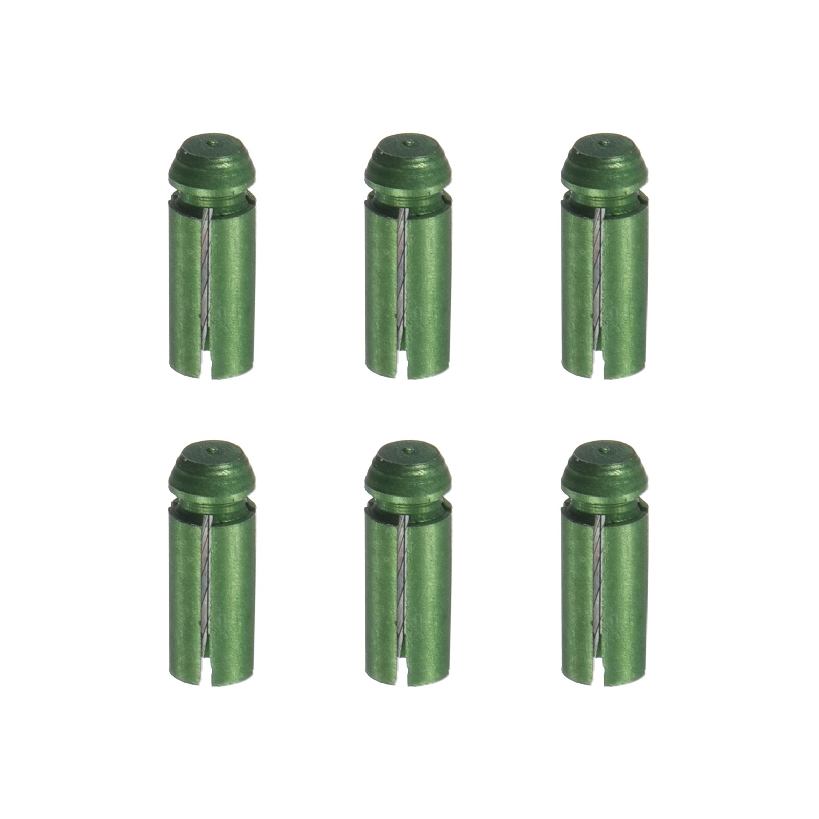 6Pcs Dart Flight Protectors,Aluminum Alloy Dart Accessory Wing Savers(Green)