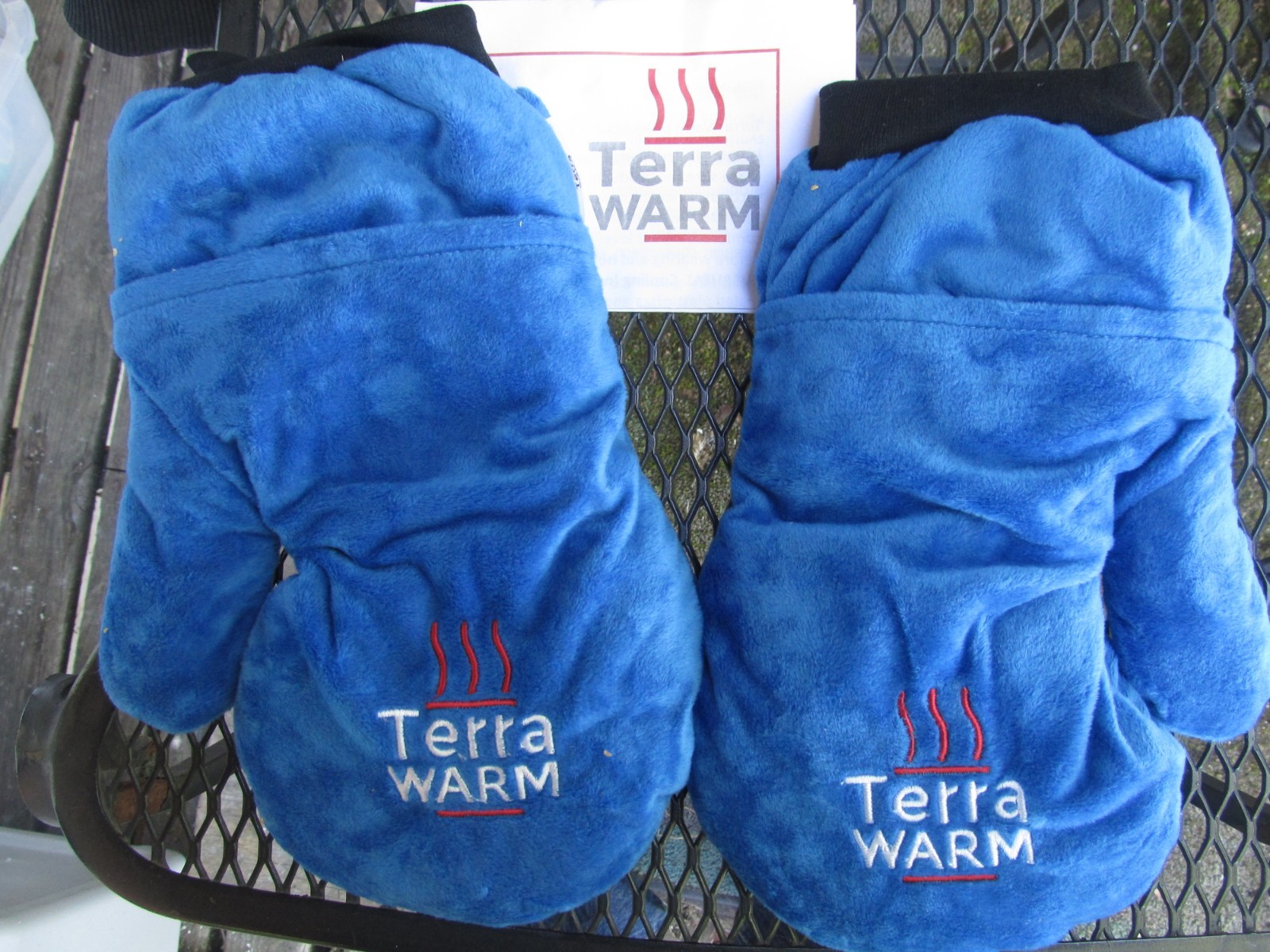 TerraWARM Microwaveable Heated Mittens Arthritis, Carpal Tunnel Natural Therapy