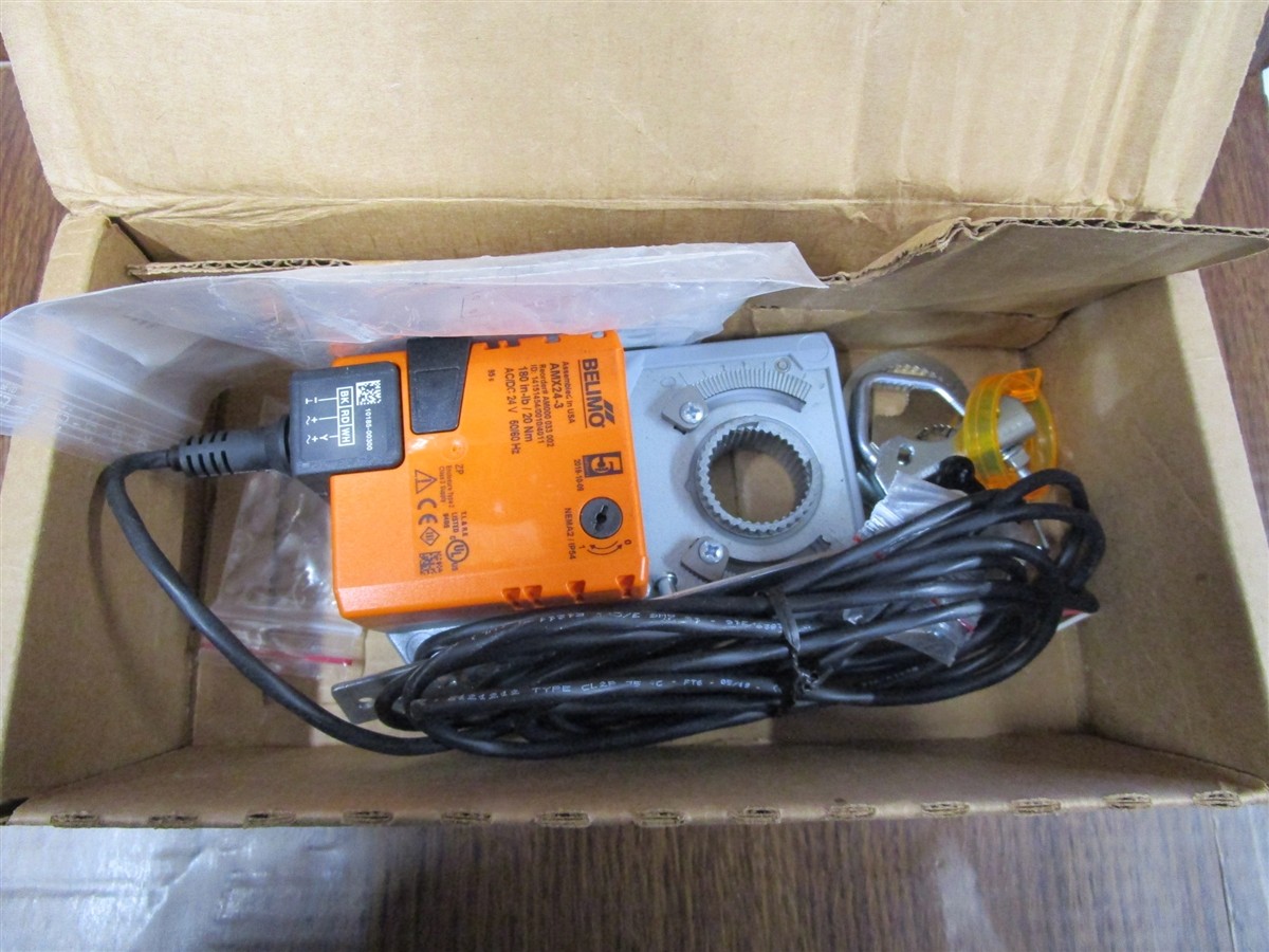 BELIMO AMX24-3 Damper Actuator 180 in lb 20Nm AC DC 24V 50 60 Hz NEW