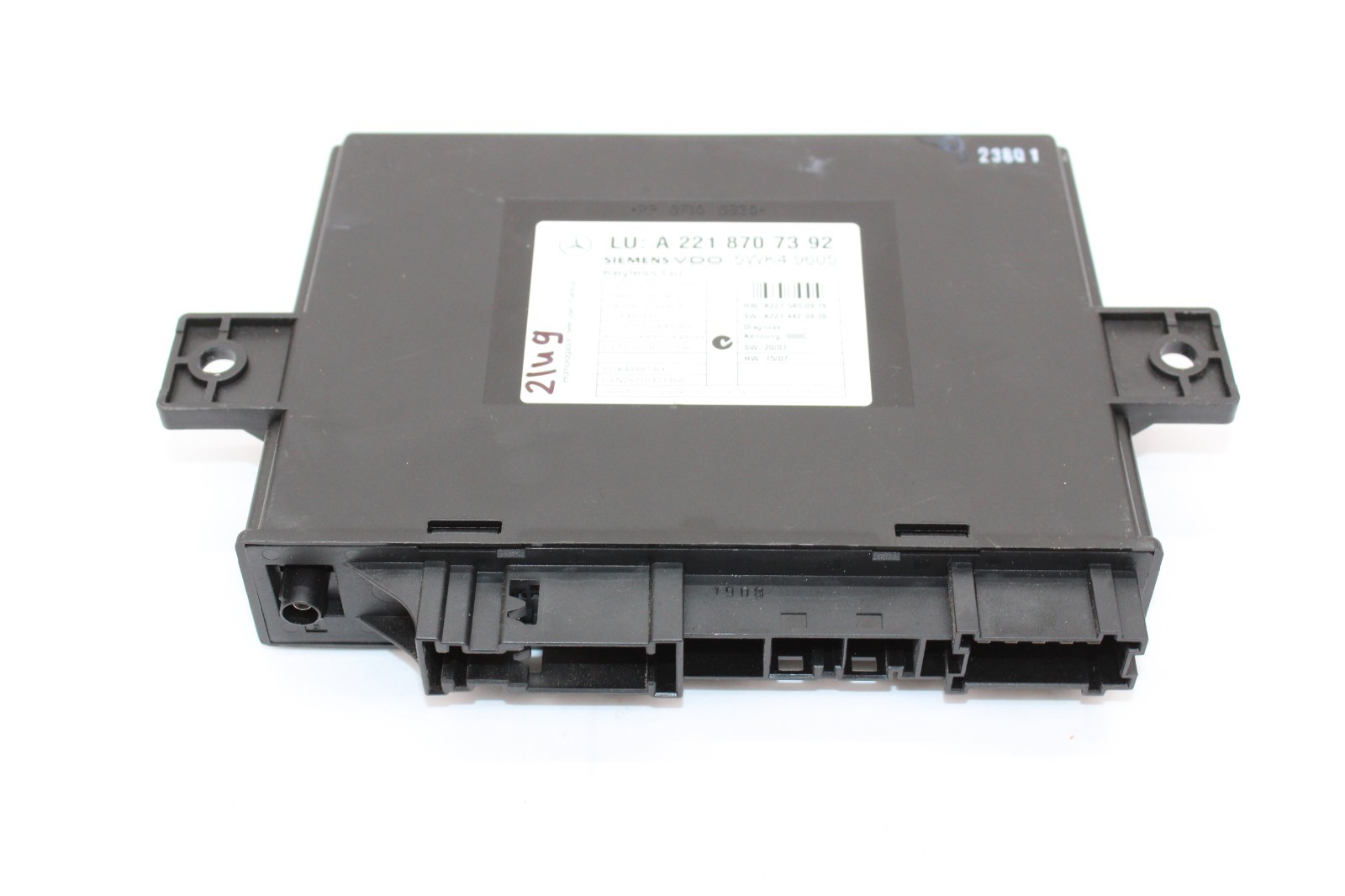 2007-2013 Mercedes W221 S550 S500 S63 AMG Keyless Go Control Module A2218707392