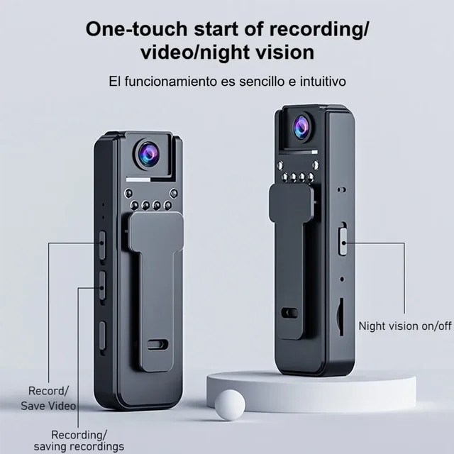 Body Camera 1080P Pocket Video Audio Portable Police Recorder Night Vision Cam